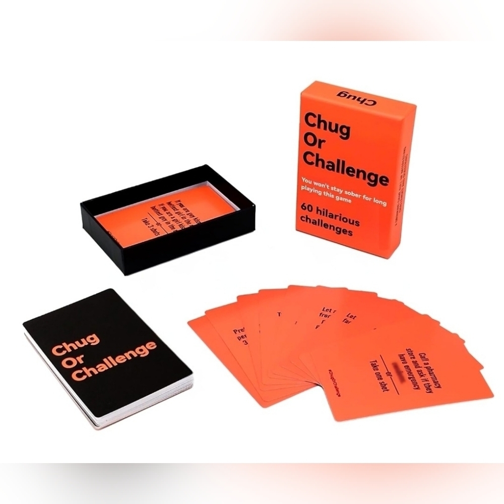 🌻NEW Chug Or Challenge Drinking Card Game For Adults
